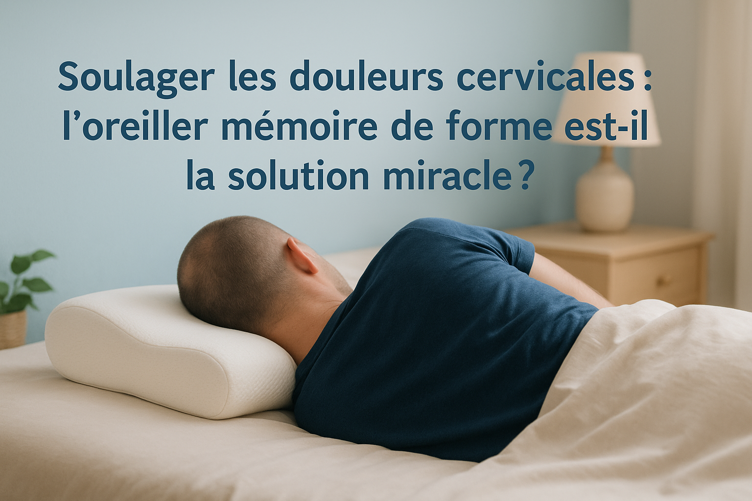 Soulager les douleurs cervicales : l' oreiller mémoire de forme est-il la solution miracle ?